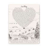 Canvas Gallery Wraps Printify 11x14 - Love Story - Leah & Sam for the Rest!