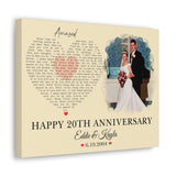 Canvas Printify Wraps 14x11 - Eddie & Kayla - 6.19.2004