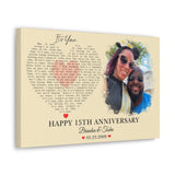 Canvas Printify Wraps 18x12 - It's you (feat. Keshi) - Brandon & Tosha 05.23.2009