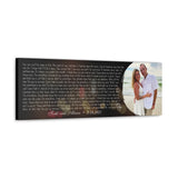 Canvas Gallery Wraps Printify 36x12 - Speechless - Todd and Alaina 2/28/2021