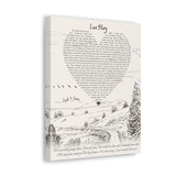 Canvas Gallery Wraps Printify 11x14 - Love Story - Leah & Sam for the Rest!