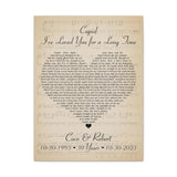 Canvas Gallery Wraps Printify 18x24 - Cupid / I've Loved You For A Long Time - Coco & Robert