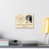 Canvas Printify Wraps 14x11 - Eddie & Kayla - 6.19.2004