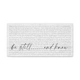 Canvas Gallery Wraps Printify 20x10 - Brick Revival - Be Still.......and Know