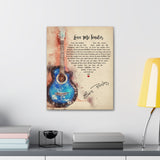 Canvas Printify Wraps 16x20 - Love Me Tender Guitar - Elvis