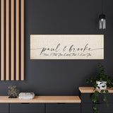 Canvas Gallery Wraps Printify 60x20 - Have I Told You Lately That I Love You - Paul & Brooke