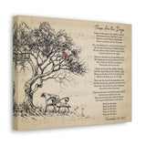 Canvas Gallery Wraps Printify 14x11 - These Are the Days - Landscapes Birds & Tree