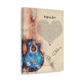 Canvas Gallery Wraps Printify 12x16 - In Your Love - Guitar Heart