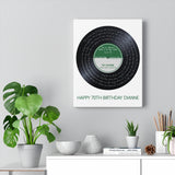 Canvas Gallery Wraps (11x14) - Lyrics Song - Vi.nyl Record