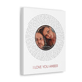Canvas Printify - Amber & Ken - Miss A Thing