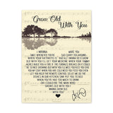 Canvas Gallery Wraps Printify 18x24 - Grow Old With You - Design 3