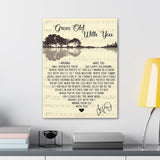 Canvas Gallery Wraps Printify 18x24 - Grow Old With You - Design 3