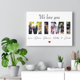 Word Photo Collage -- Canvas 12"X16" --  Dwane Sabrina