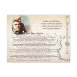 Canvas Gallery Wraps 24x18 Printify - See You Again - Father, Son, Brother, Uncle