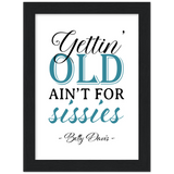 Your Own Prints -- Black Framed poster / 6”x8” -- Betty Davis