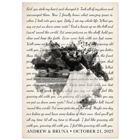 Gelato Premium Poster 8x12 - Andrew & Bruna - October 21, 2023