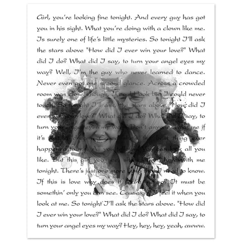 Gelato Premium Poster 16x20 - Angel Eyes Mike - White Black