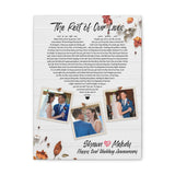 Canvas Printify Wraps 12x16 - Shawn and Melody - 2nd Wedding Anniversary