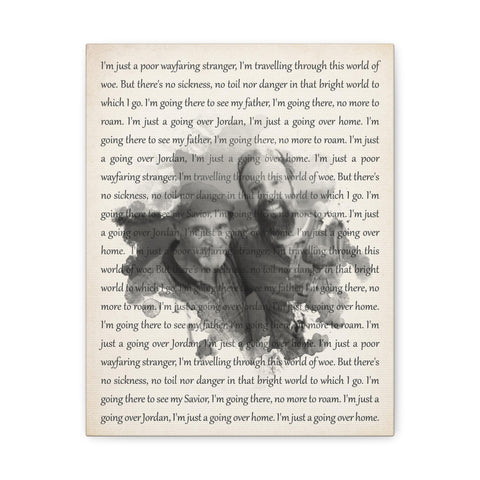 Canvas Gallery Wraps Printify 11x14 - Ben and Dad - Wayfaring Stranger