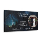 Printify Canvas Gallery Wraps 20x10 - Under This Sky It All Began - Jeffrey and Stephanie