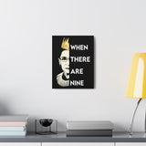 Printify Canvas Gallery Wraps 11x14 - RBG When There Are Nine - Design 4
