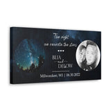 Printify Canvas Gallery Wraps 20x10 - Blia & Delow - The Night We Rewrote The Stars
