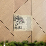 Printify Canvas Gallery Wraps 14x11 - Moondance (Van Morrison)