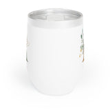 Printify 12oz Wine Tumbler - Adriana A Botanical