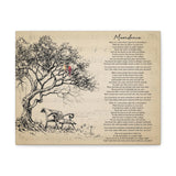 Printify Canvas Gallery Wraps 14x11 - Moondance (Van Morrison)