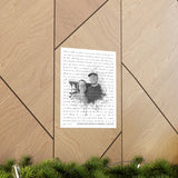 Printify Premium Matte 11x14 Poster - Simple Man 1.3 - Always Keep Moving Forward, Love Mom Nancy