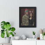 343 Love on the Brain - Black Framed Printify 11x14 - Ramon & Vivian