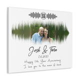 Canvas Printify Wraps 30x24 - Josh & Tara - 7.6