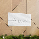 Printify Canvas Gallery Wraps 20x10 - How Sweet It is - Tom & Marie 8.5.23