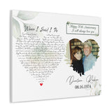 Canvas Printify Wraps 30x24 - Denton & Robin - 08-16-1974