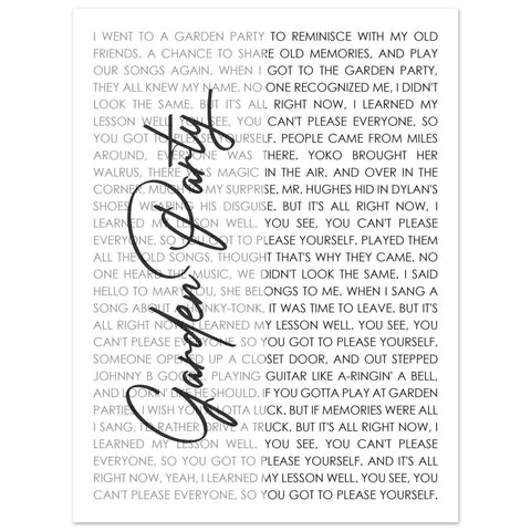 Gelato Premium 6x8 Poster - Garden Party - Kaltenbach