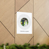 Premium Matte 11x14 Poster - Forever & Always 09.26.2015