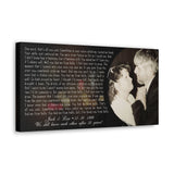 Canvas Gallery Wraps Printify 20x10 - Jack & Lisa 12.20.1998 - 25 Years