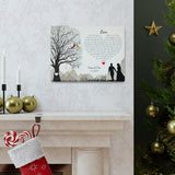 Printify Canvas Gallery Wraps 16x12 - Love - Vivian & Cale 7/1/2023