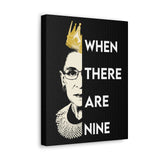 Printify Canvas Gallery Wraps 11x14 - RBG When There Are Nine - Design 4