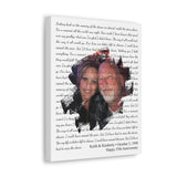 Printify Canvas Gallery Wraps 11x14 - The Dance Keith & Kimberly October 3, 1998