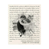 Printify Matte 9x11 Poster - Chuck and Kate 10.29.22 - 1 Anniversary