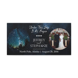Printify Canvas Gallery Wraps 20x10 - Under This Sky It All Began - Jeffrey and Stephanie