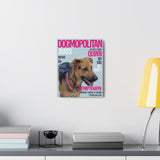 Printify Canvas Gallery Wraps 11x14 - Dog Magazine Style 6 - Quinn