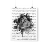 Printify Premium Matte 11x14 Poster - Joy of my Life - Eric & Samantha 9/25/13