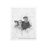 Printify Premium Matte 11x14 Poster - Simple Man 1.3 - Always Keep Moving Forward, Love Mom Nancy