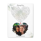 Canvas Printify Wraps 12x16 - Chasing Cars - I love you Always