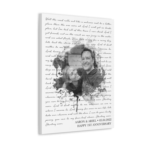 Printify Canvas Gallery Wraps 18x24 - Starting Over - AARON & ARIEL 05.04.2022