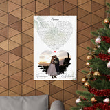 Printify Matte 20x30 Poster - Silvano & Francesca 11.12.2021 - Heaven