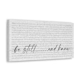 Canvas Gallery Wraps Printify 20x10 - Brick Revival - Be Still.......and Know