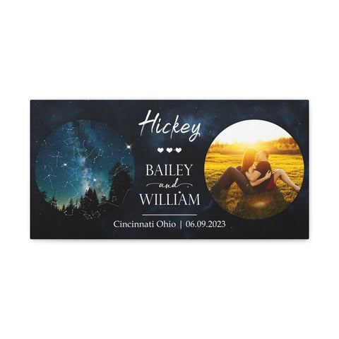 Canvas Printify Wraps 20x10 - William & Bailey - Hickey